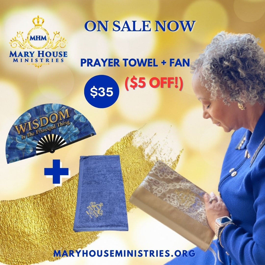 Bundle: Prayer Towel and Fan