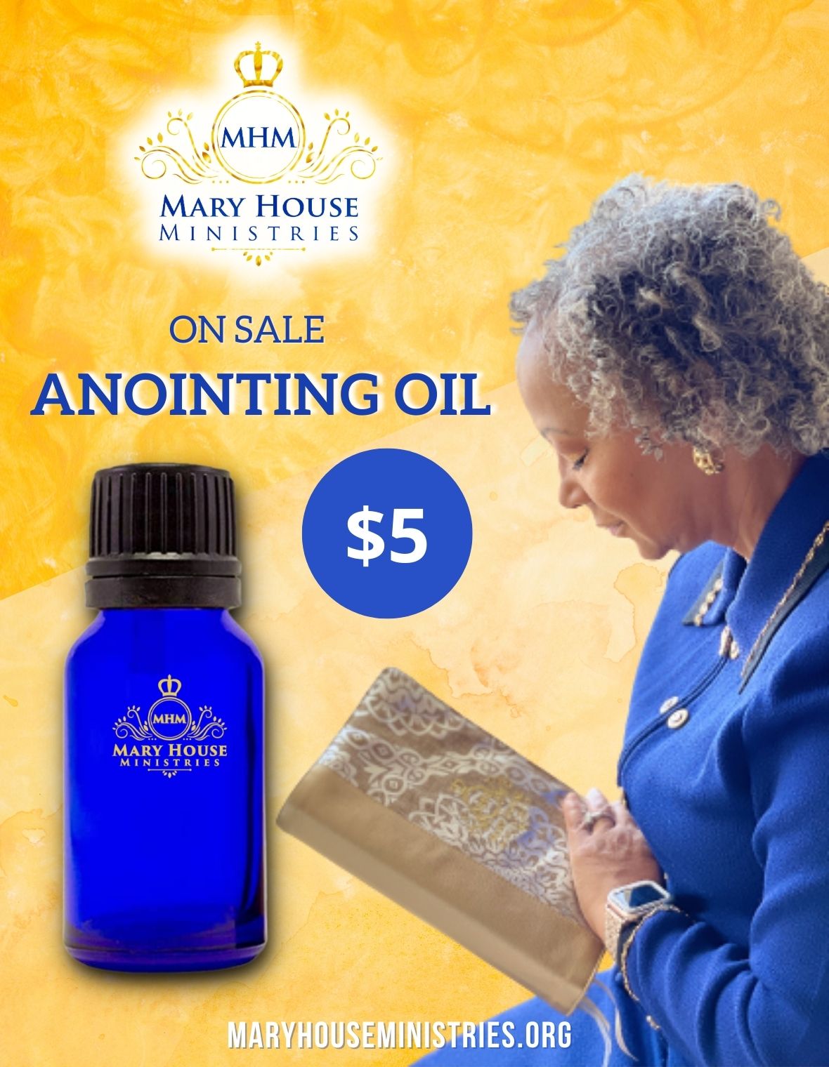 Anointing Oil (15ml) MaryHouseMinistries