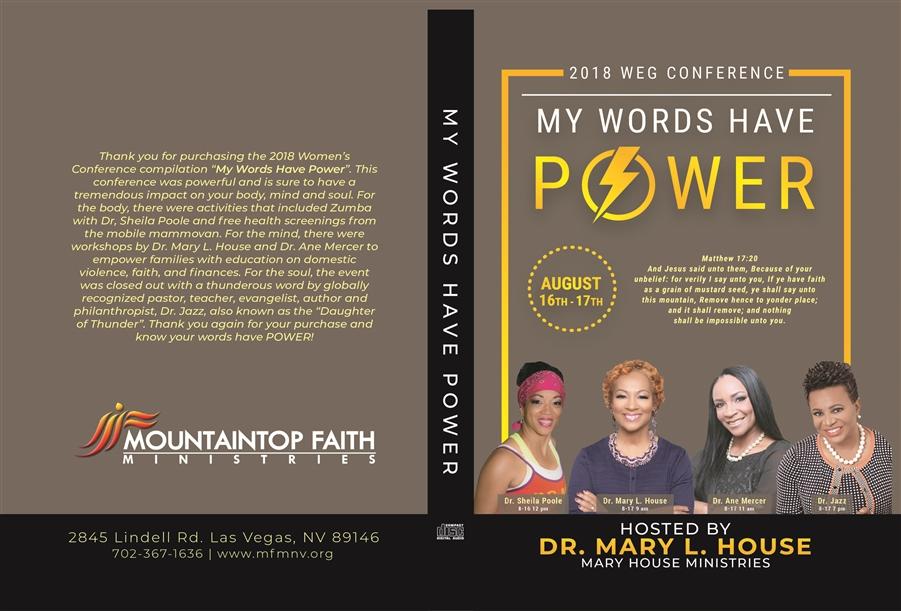 My Words Have Power 2018 Conference CD